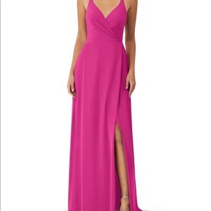 Fuchsia bridesmaid dress